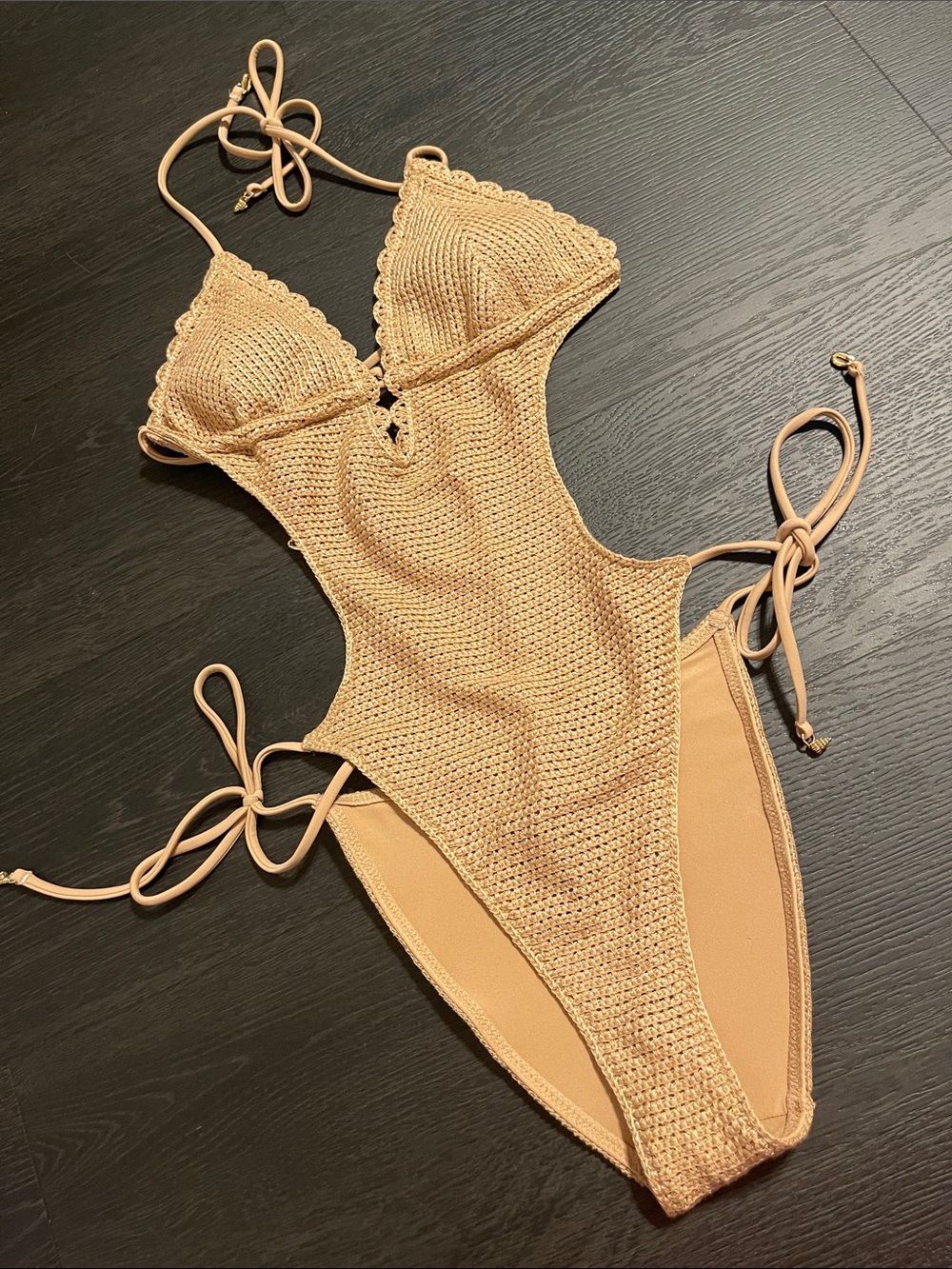 Victoria’s Secret Crochet One-Piece Swimsuit